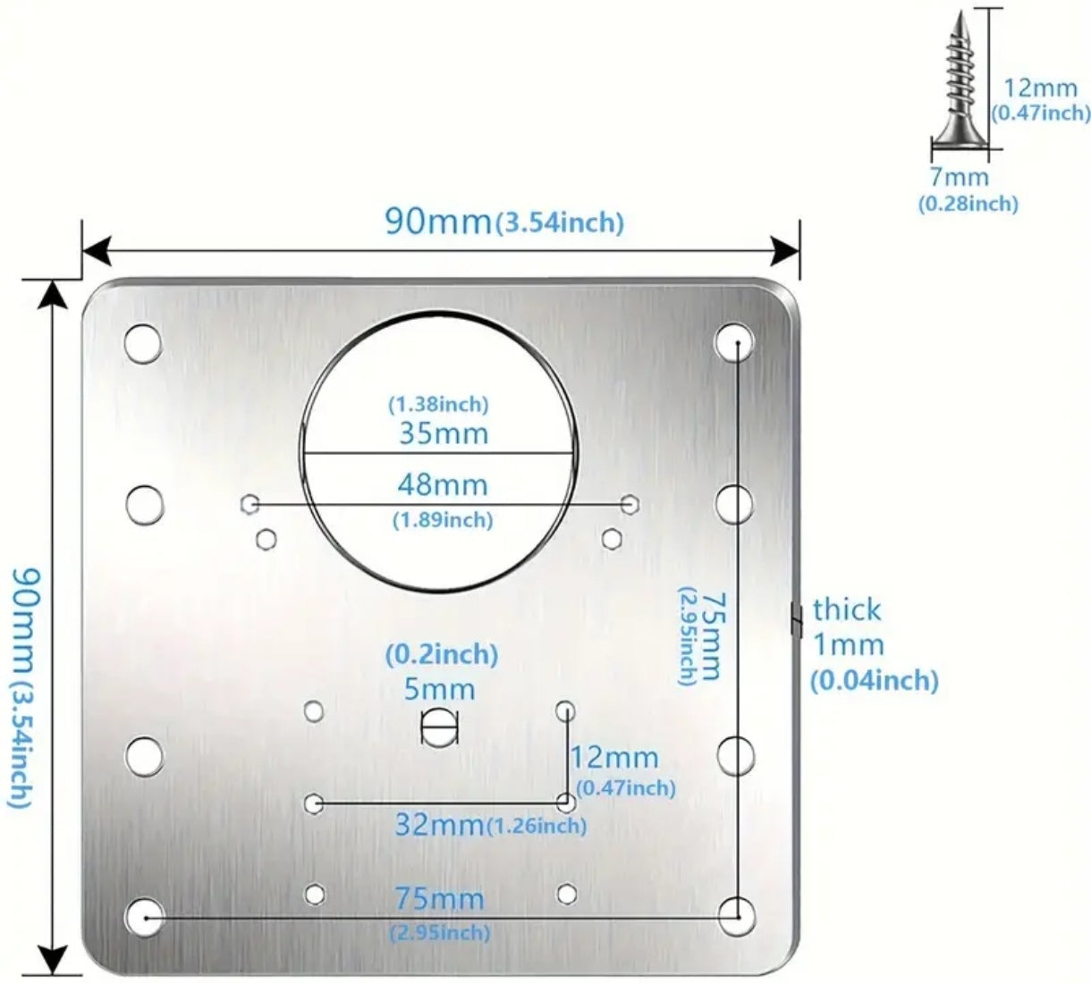 Caja aplicable para organizar