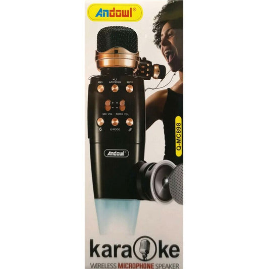 Micrófono Inalámbrico Bluetooth con Altavoz Integrado – Karaoke y MP3