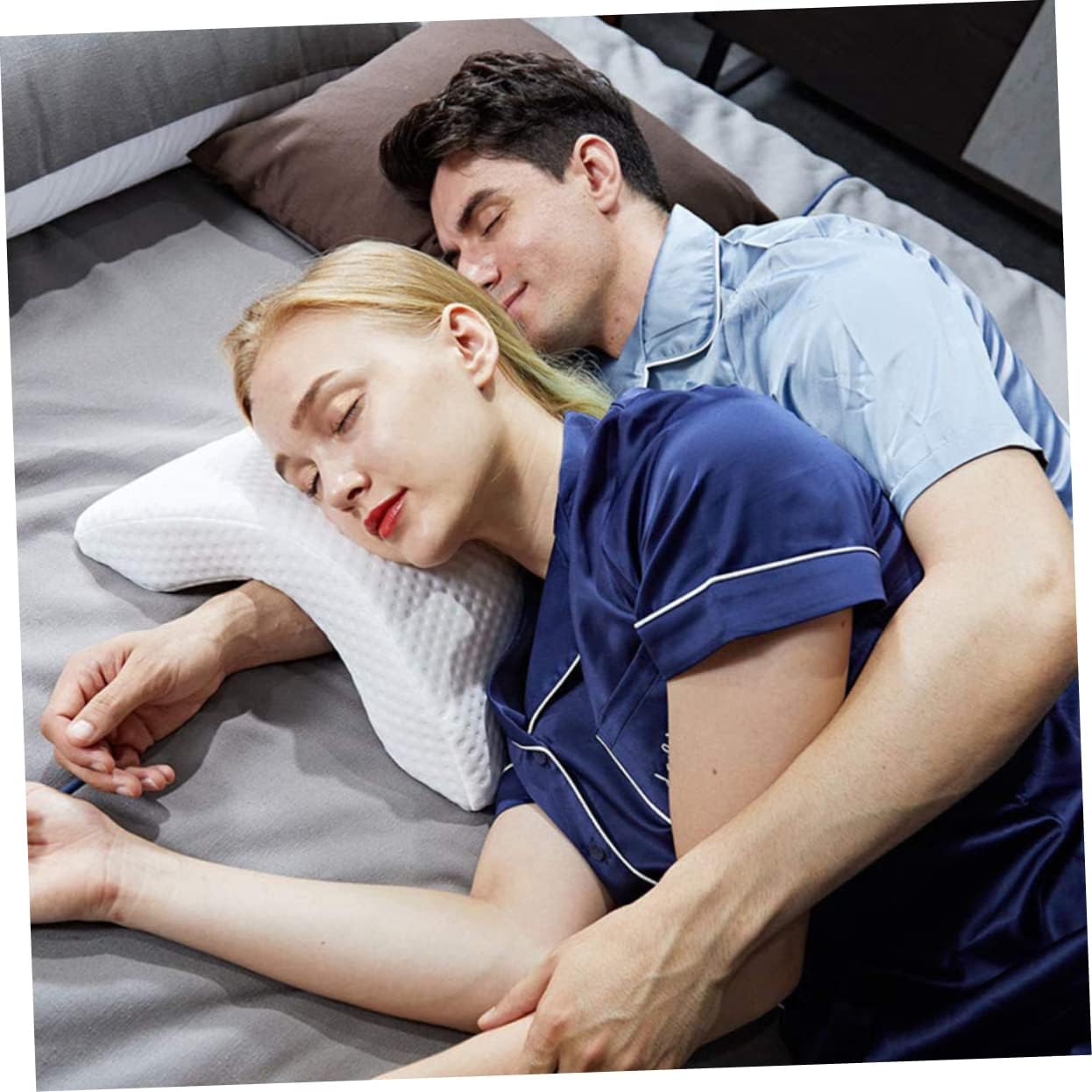 Almohada diseño curvo antientumecimiento