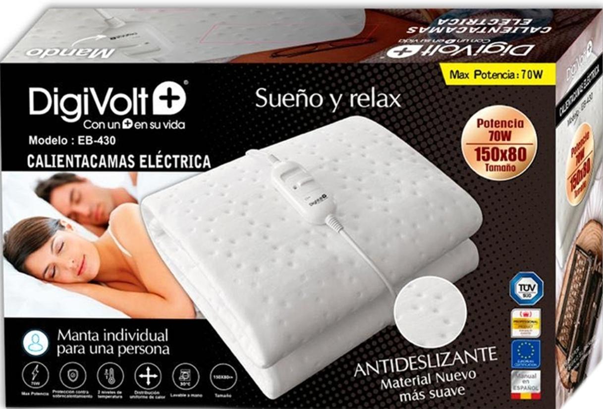 Manta Eléctrica Doble Digivolt 70W150x80cm
