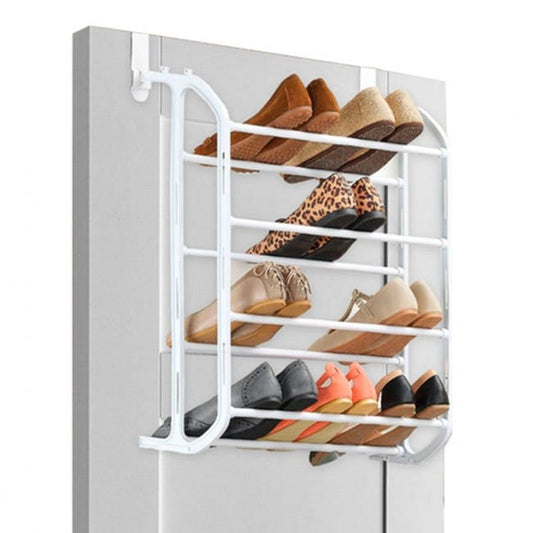 Zapatero colgante para puertas 12 pares blanco