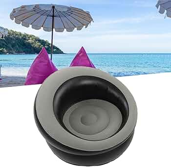 Sofá Inflable Sillón Reclinable Portátil Cómodo para Exteriores