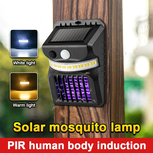 Lámpara solar mosquitera