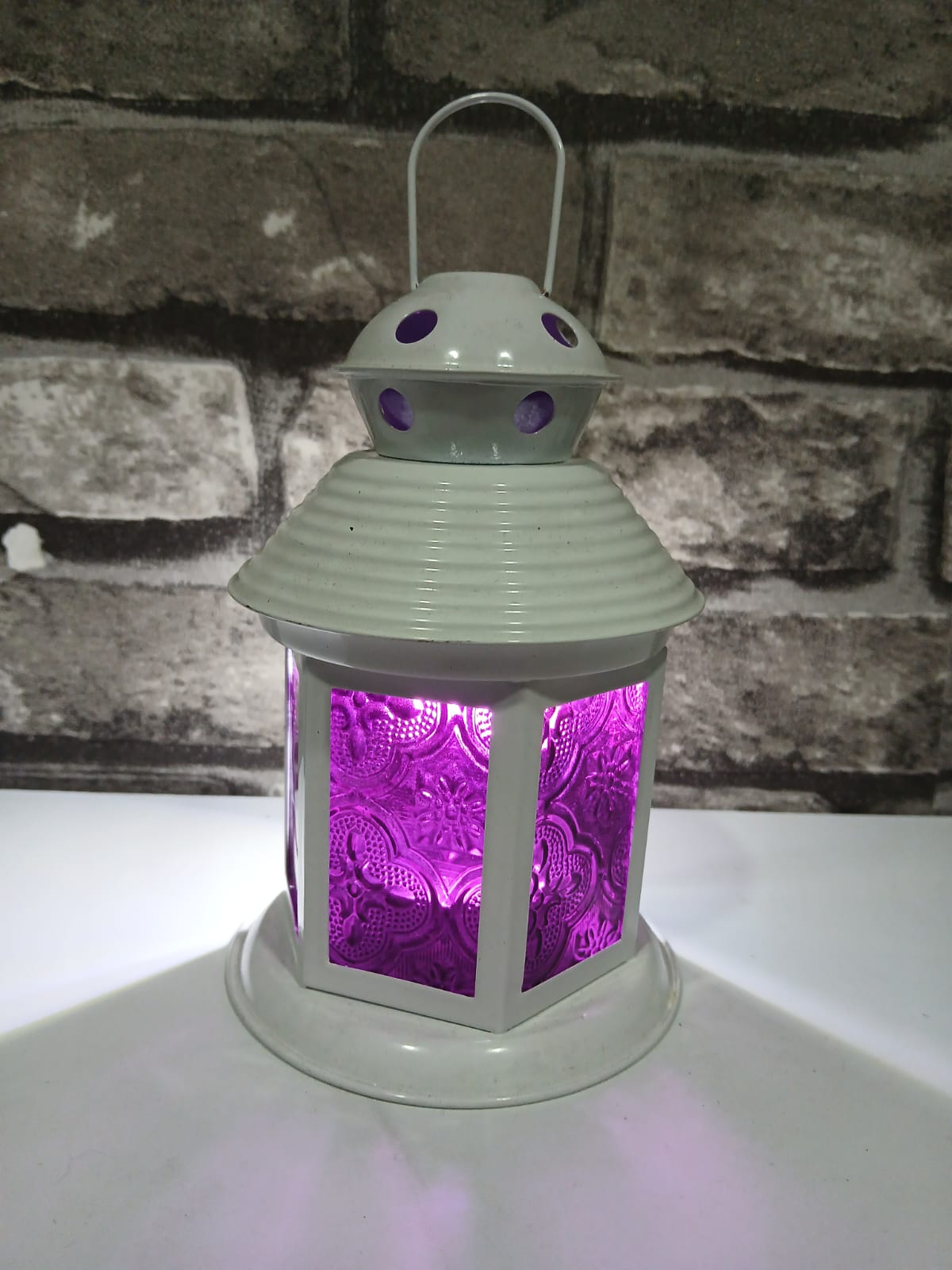 Portavelas estilo marroquí