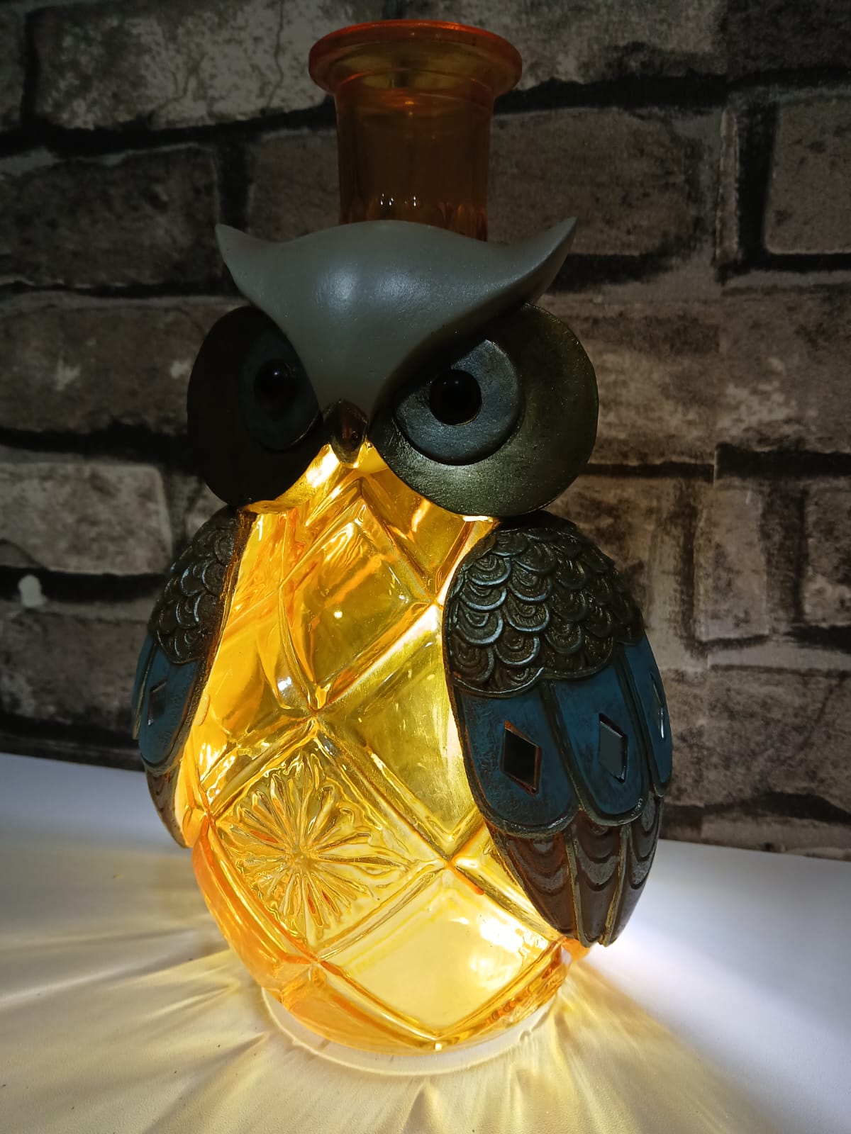 Botella decorativa tipo jarrón