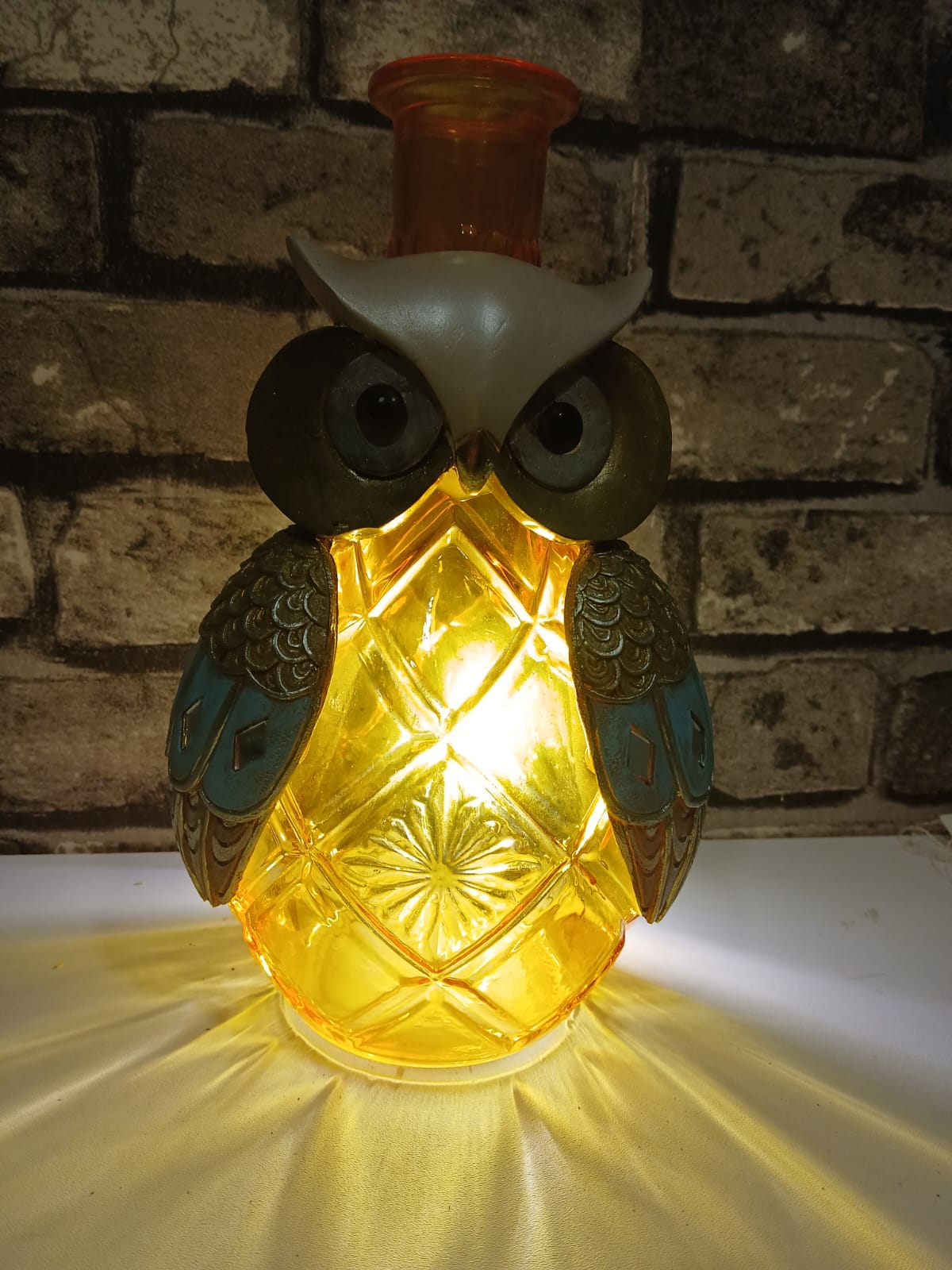 Botella decorativa tipo jarrón