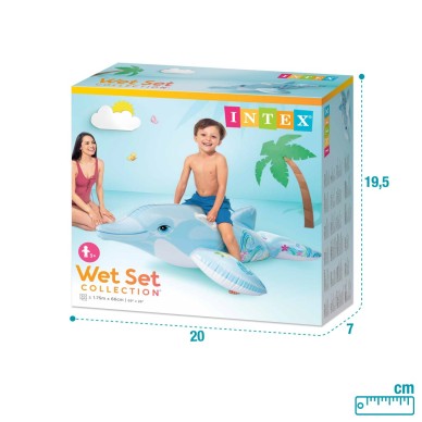 DELFÍN HINCHABLE ACUÁTICO INTEX