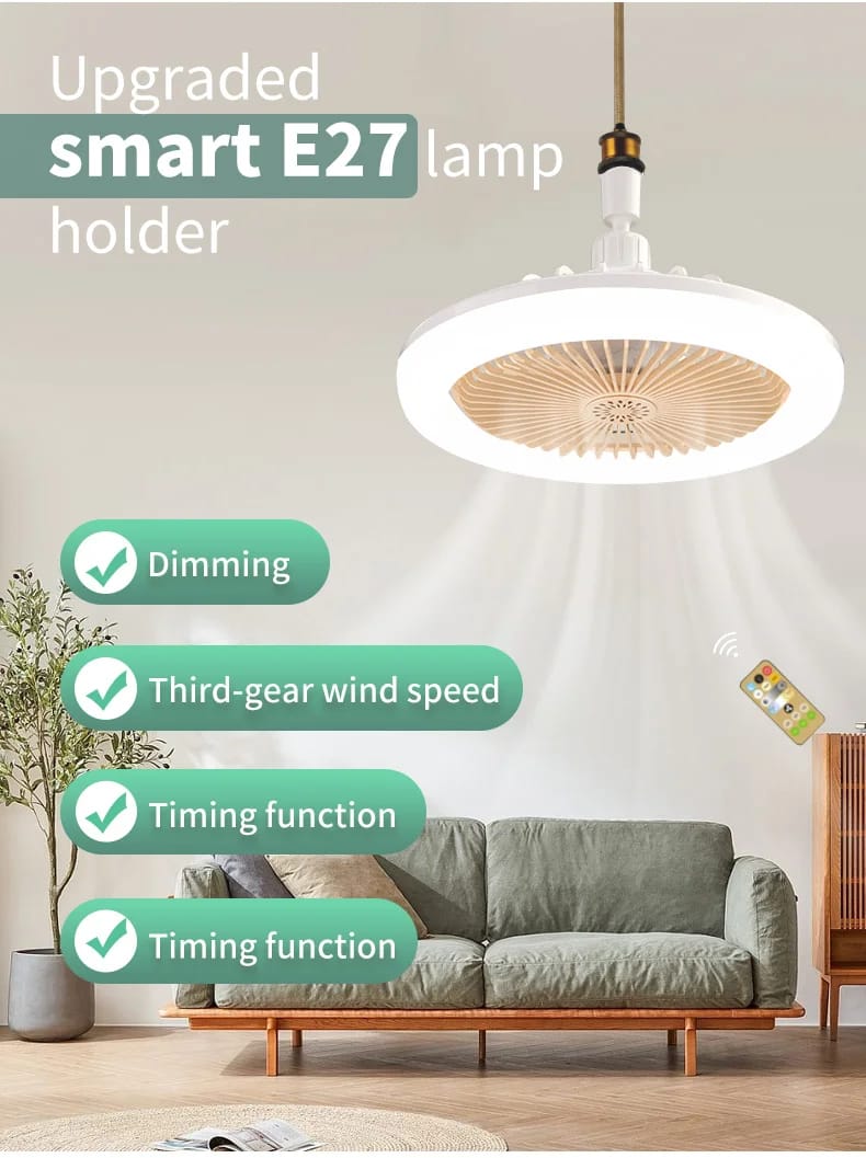 Mini ventiladores de techo con control remoto