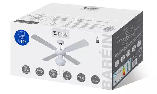 VENTILADOR DE TECHO CON LUZ