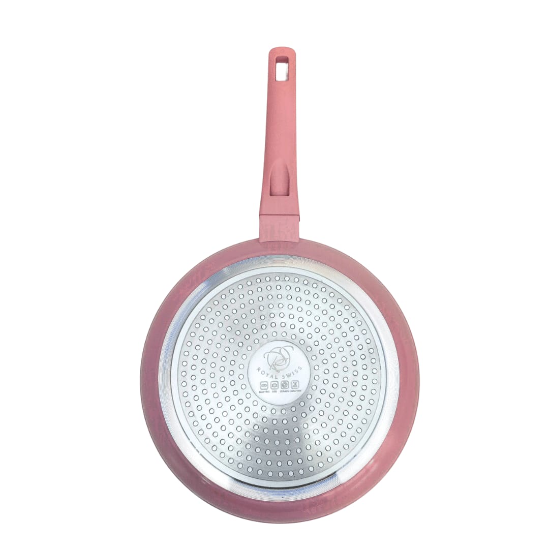 Royal swiss Batería de Cocina Rosa de 10 Piezas