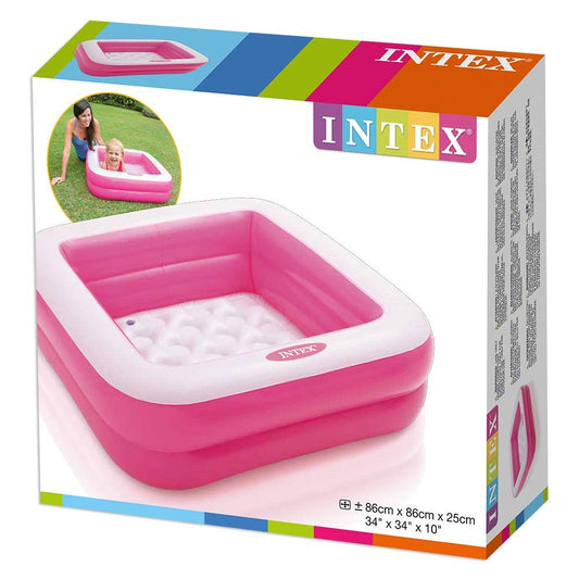 piscina inflable infantil Intex modelo 57101, diseñada para niños pequeños de 1 a 3 años.