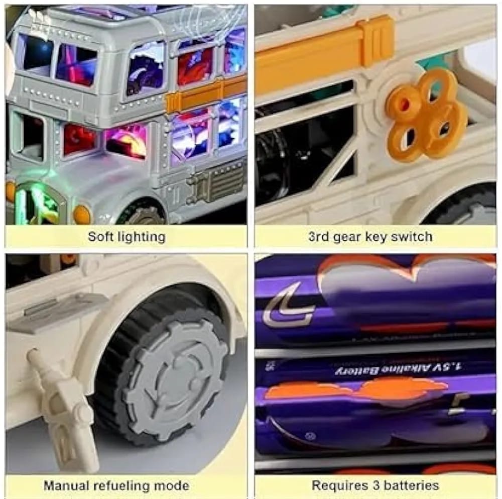 Autobús Escolar Musical Eléctrico – Multicolor