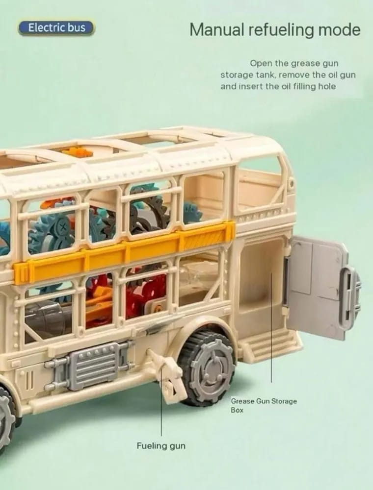 Autobús Escolar Musical Eléctrico – Multicolor