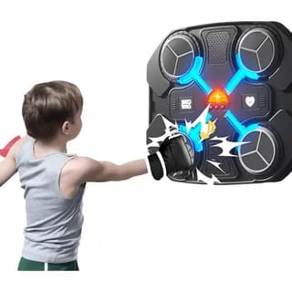 Entrenador De Boxeo Máquina Musical Electrónica + Guantes Bluetooth