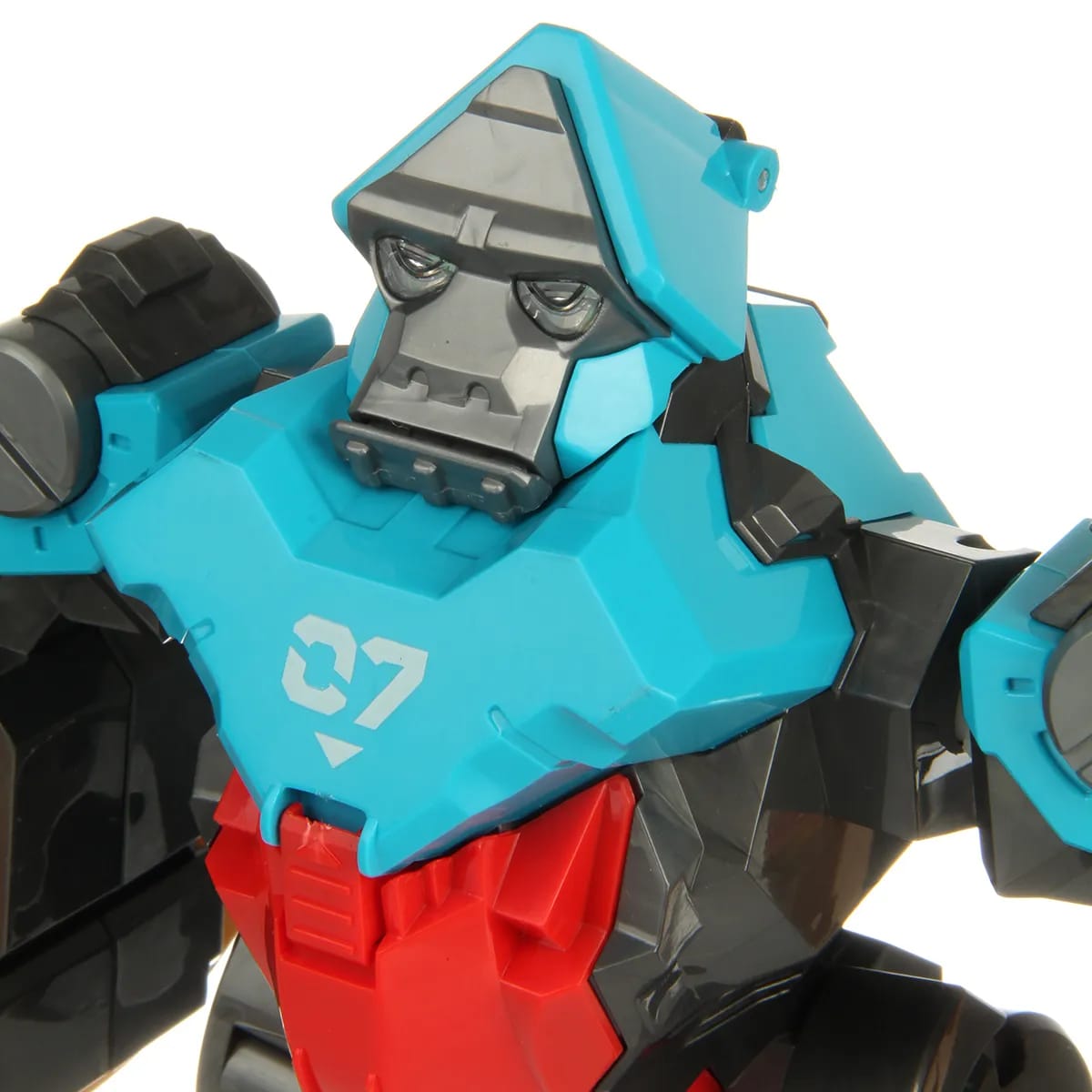 Robot gorila con luz y sonido en tamaño compacto y diseño original.