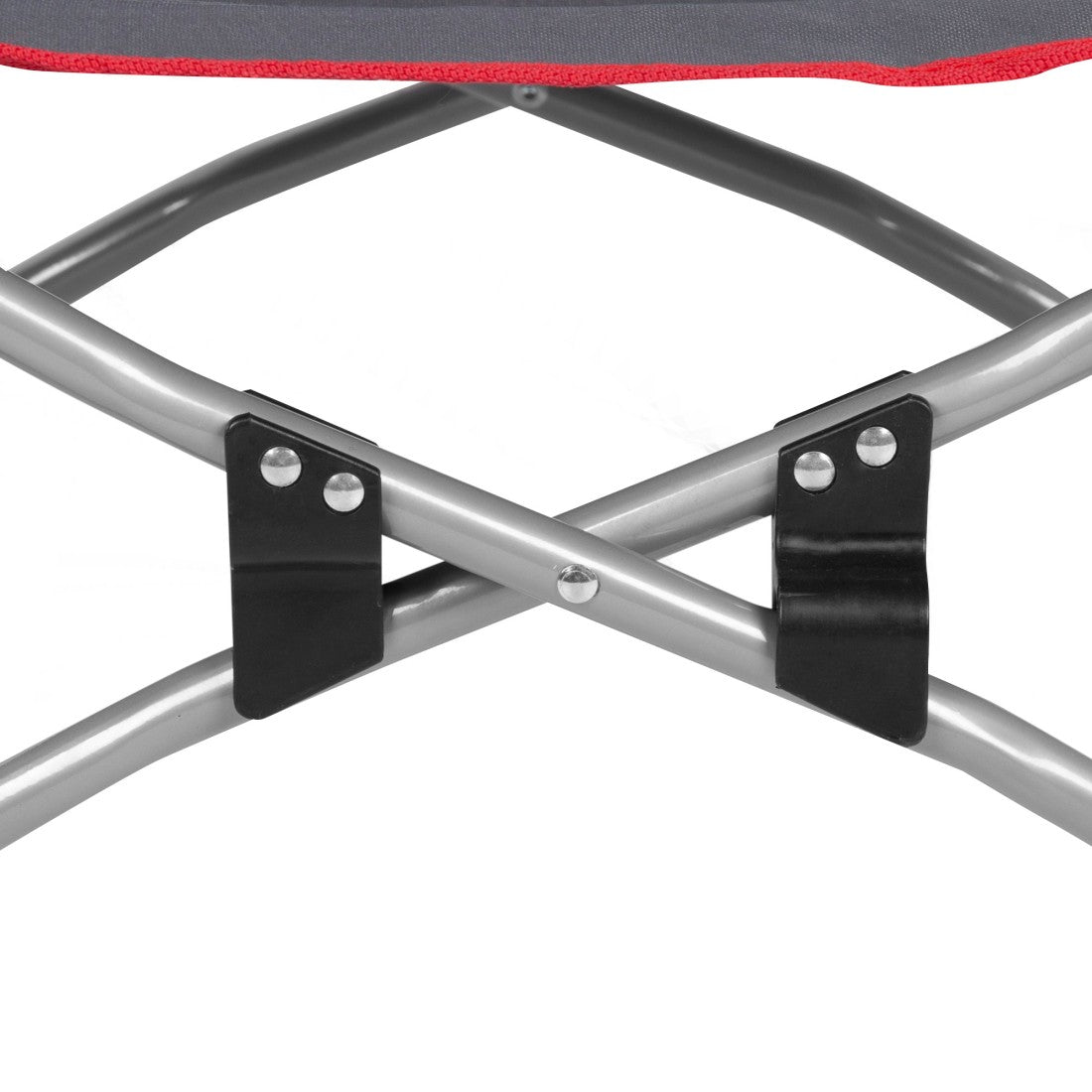 Silla baja plegable camping gris