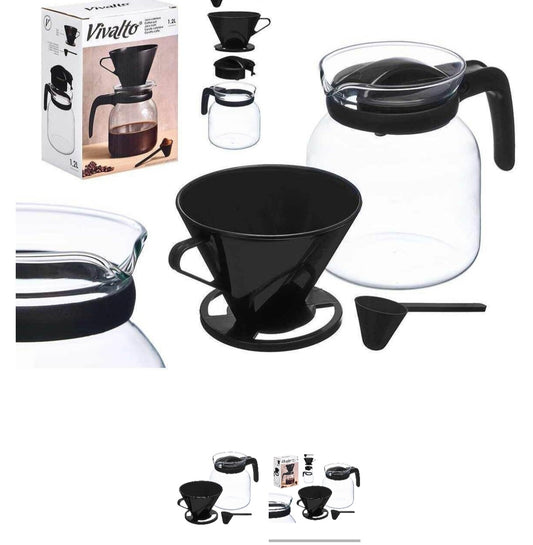Cafetera o tetera jarra de 1,2 L con filtro