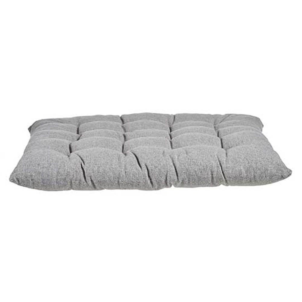 Cojín para silla gris de 40x40x5,5 cm, con relleno