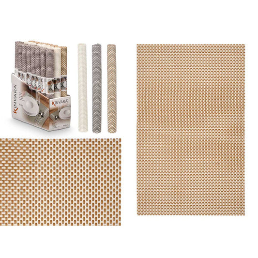 SALVAMANTEL 30X45CM TRENZADO SURT 3 NEUTROS