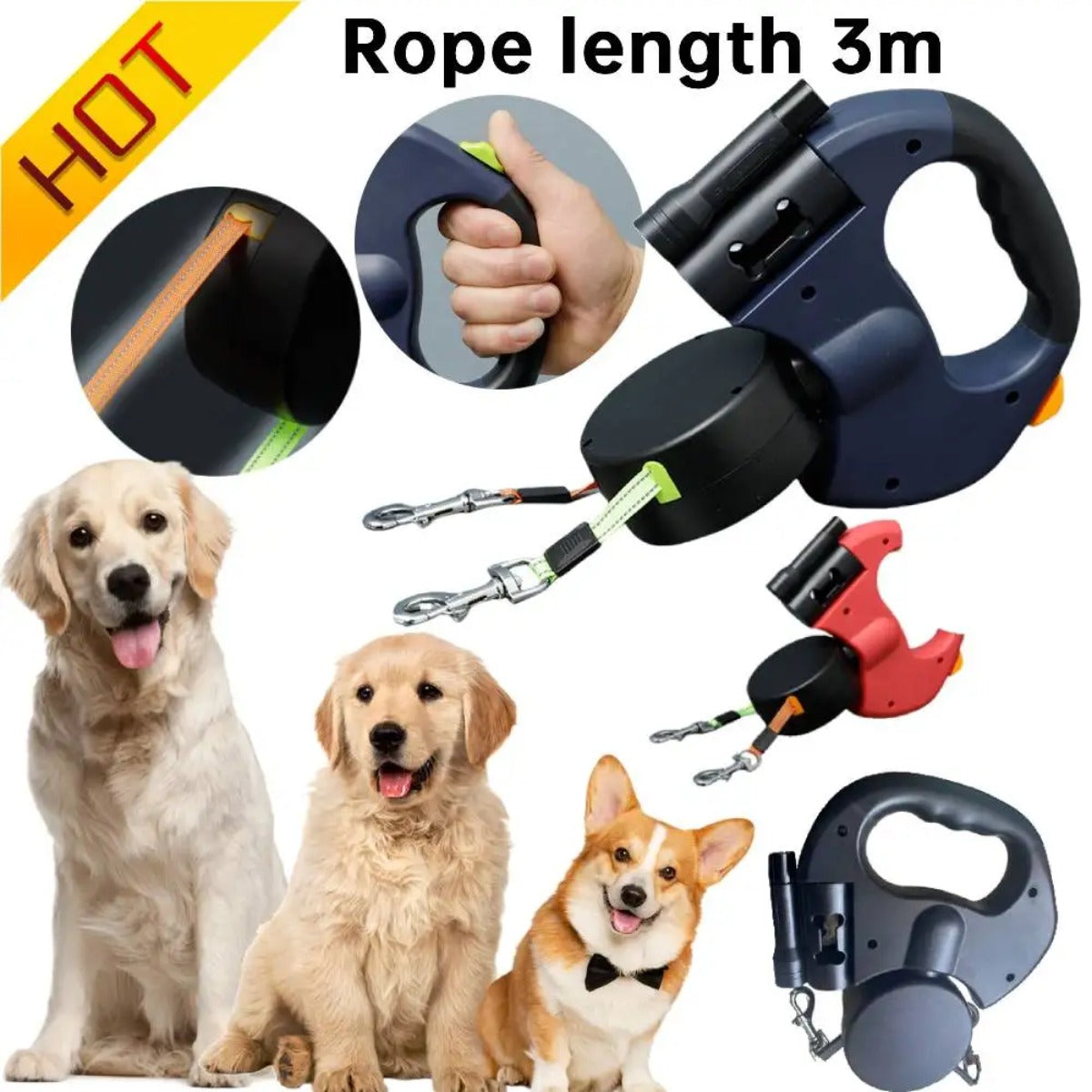 Cuerda extensible para el perro