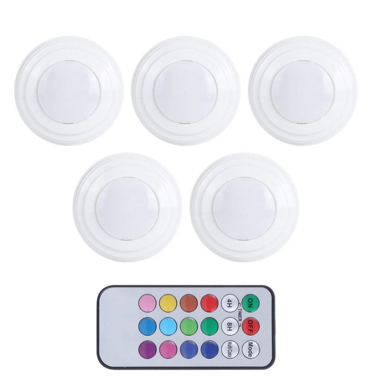 Luz LED para debajo del armario con control remoto lámpara de armario