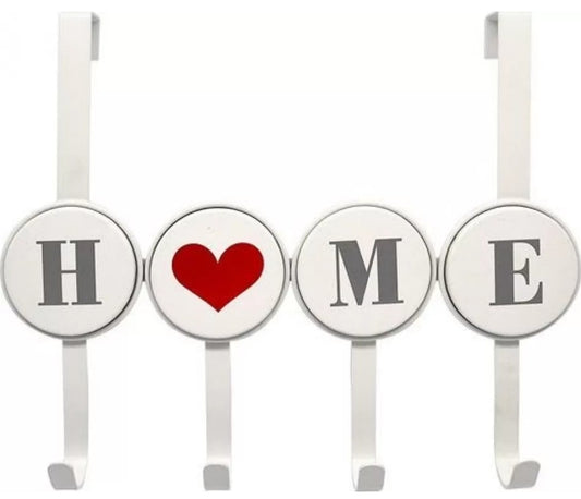 Percha decorativa de metal