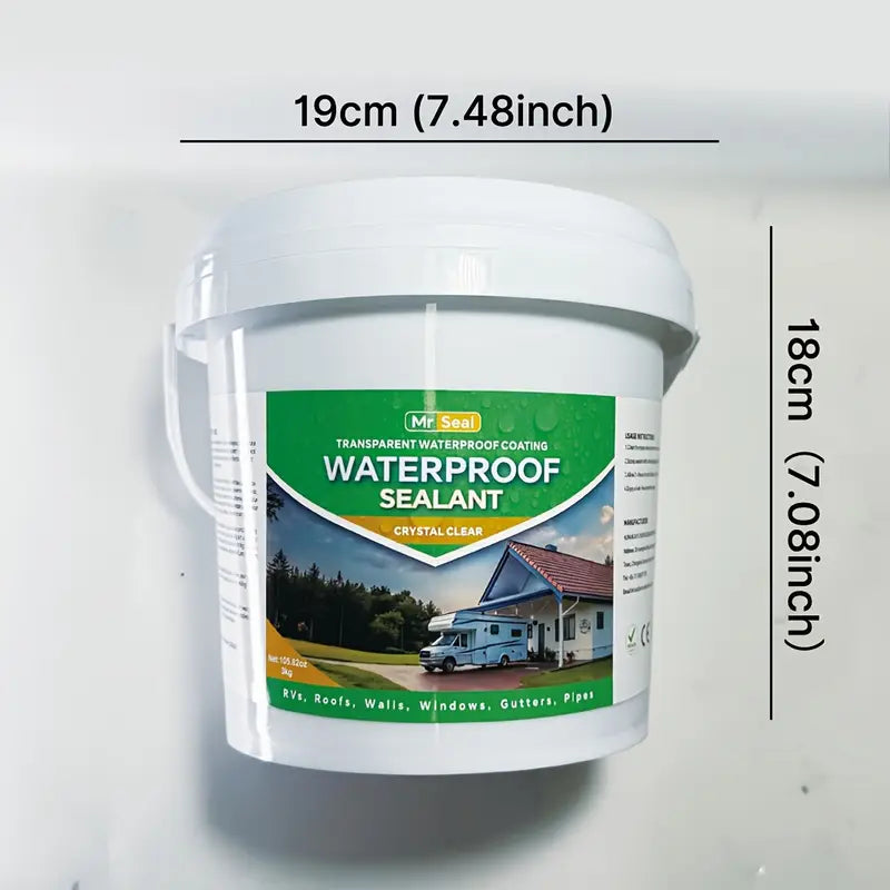 Sellante Impermeable Transparente de 1 kg