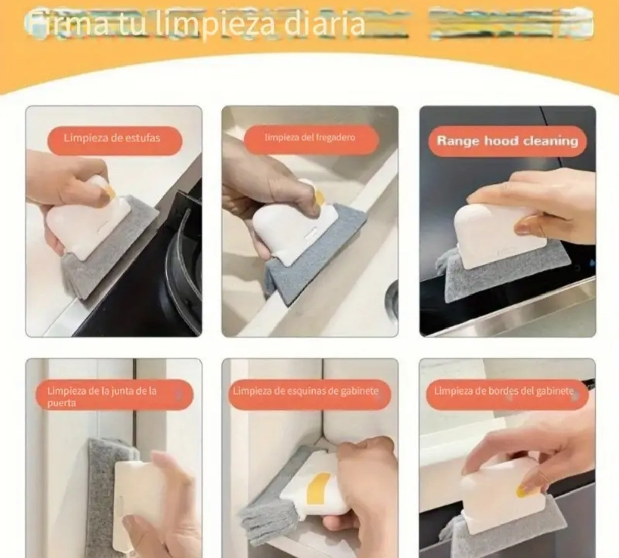 Cepillo para limpiar rieles de la ventana