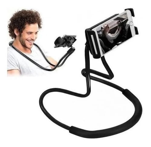 Soporte creativo para colgar teléfono alrededor del cuello, diseño personalizado de soporte de teléfono inteligente multifuncional para usar en la cama y escritorio coches ect.