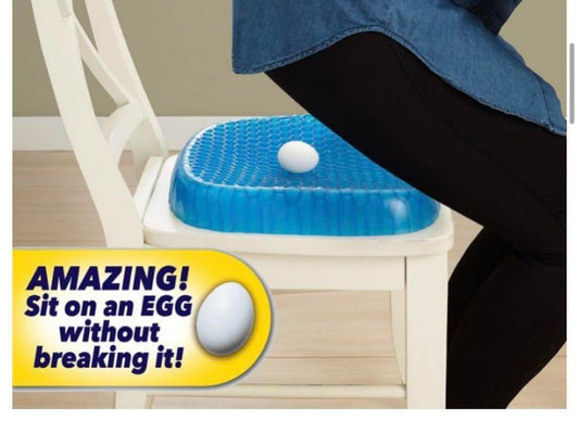 Almohadilla de gel silicona para asientos transpirable y fresco