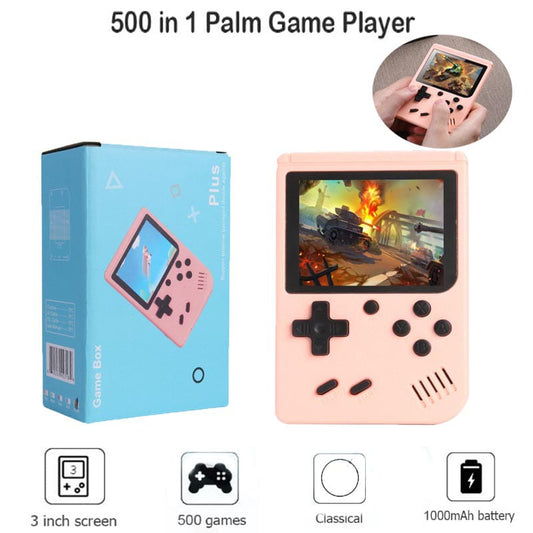 Disfruta de la nostalgia con esta consola de videojuegos portátil que incluye 400 juegos clásicos tipo FC (Family Computer). Su diseño compacto y ligero la hace perfecta para jugar en cualquier lugar. ¡Ideal para niños, adultos y fans de los juegos retro!