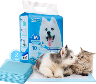 Alfombrillas de adiestramiento para mascotas 60 x 60 Nobleza 10 ud.