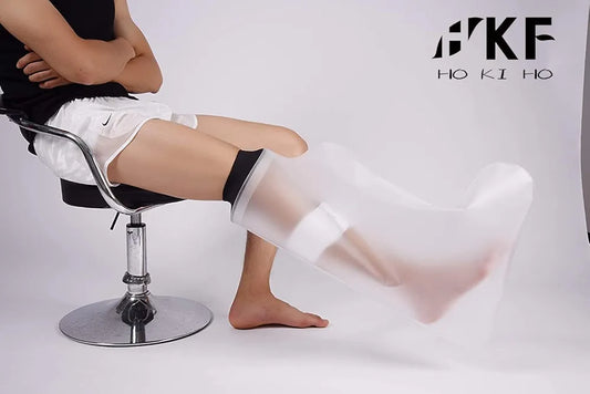 Protector Impermeable para Pierna de Escayola | Funda Impermeable para Ducha y Baño