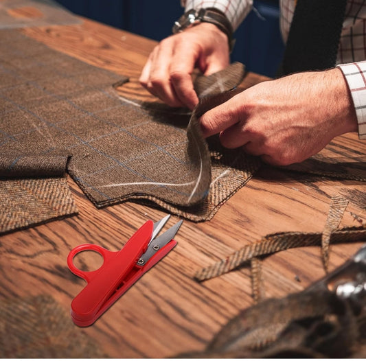 Tijeras de Coser Coloridas de Acero Inoxidable, Tijeras con Presilla para Dedo, Mini Tijeras pequeñas, Alicates para Recortar, Ideal para Coser, Bricolaje