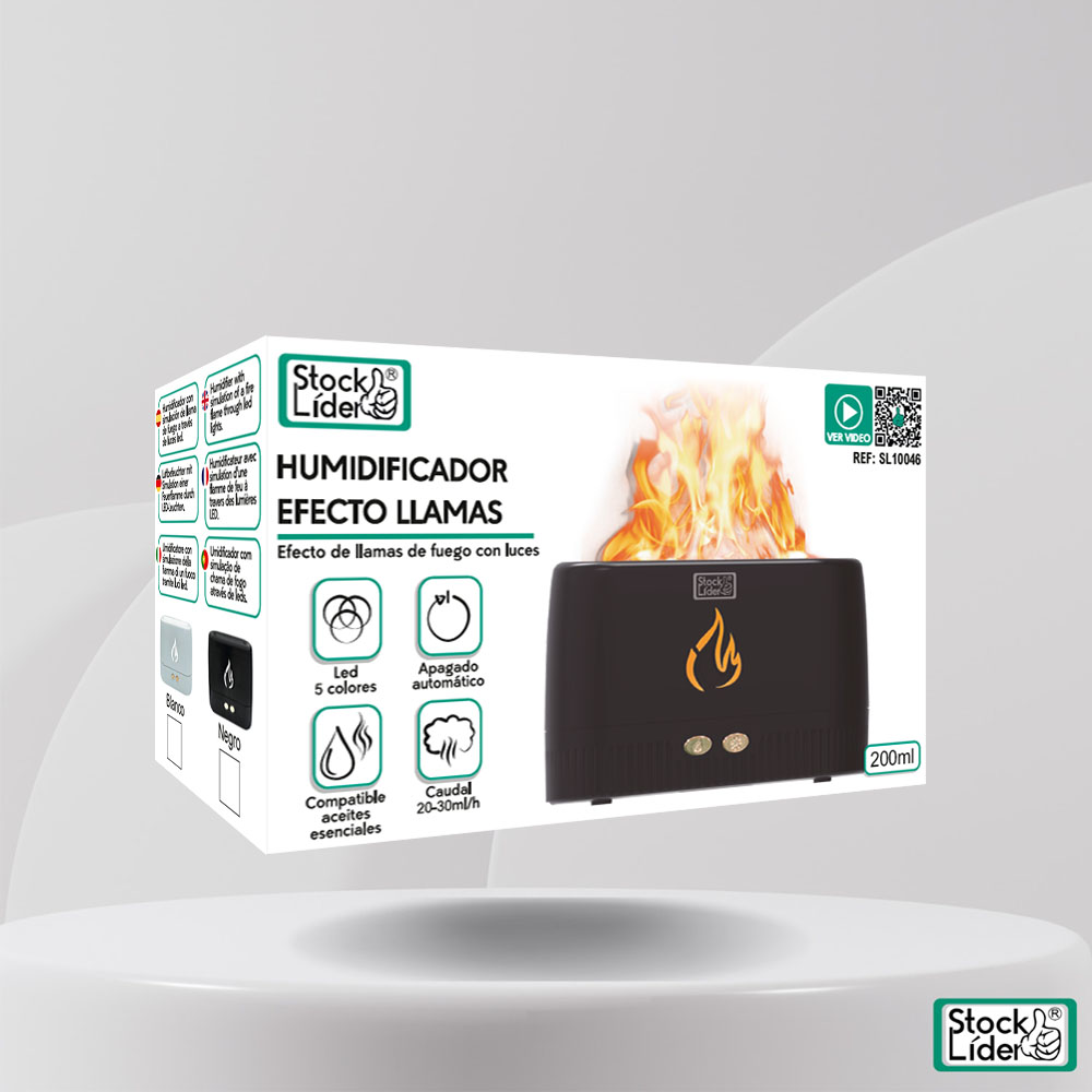 Humidificador efecto llamas