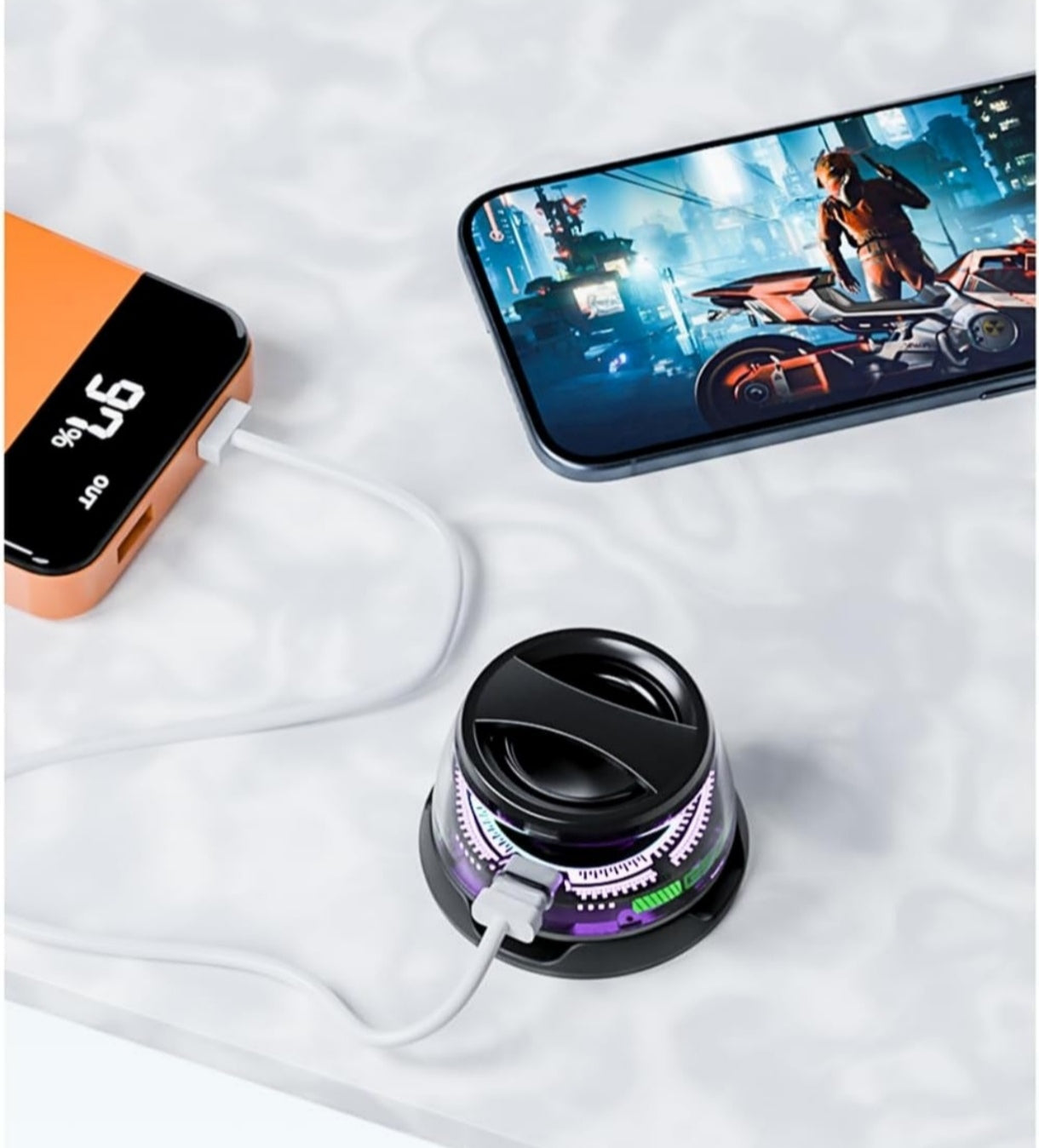 Altavoz Bluetooth magnético multifuncional, altavoz Bluetooth portátil G200 con luz de color multicolor RGB y soporte para teléfono, altavoz Bluetooth Magbeat impermeable para arroz al aire libre