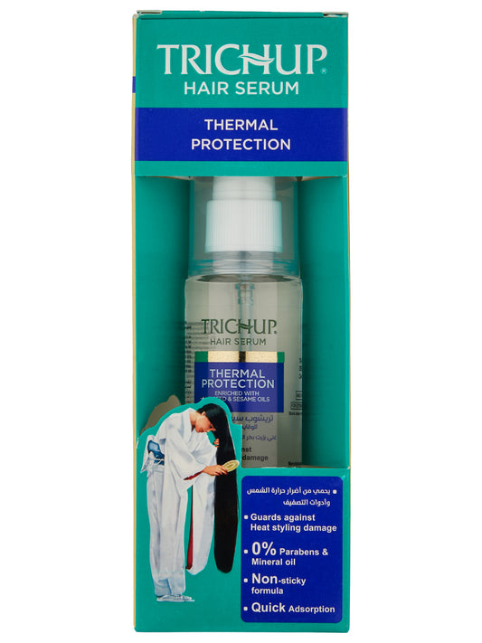 Sérum capilar para prevenir puntas abiertas y aumentar el brillo de Trichup
El sérum capilar es rico en aceites y nutrientes de argán, oliva y germen de trigo.
Se trata de un tratamiento líquido que generalmente contiene silicona, formando una capa prote