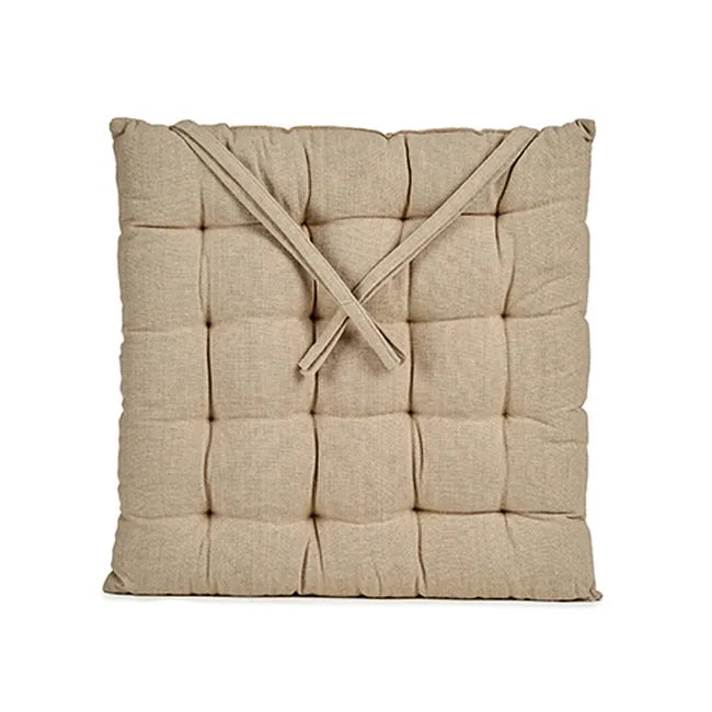 Cojín para sillas Crema 40 x 5,5 x 40 cm