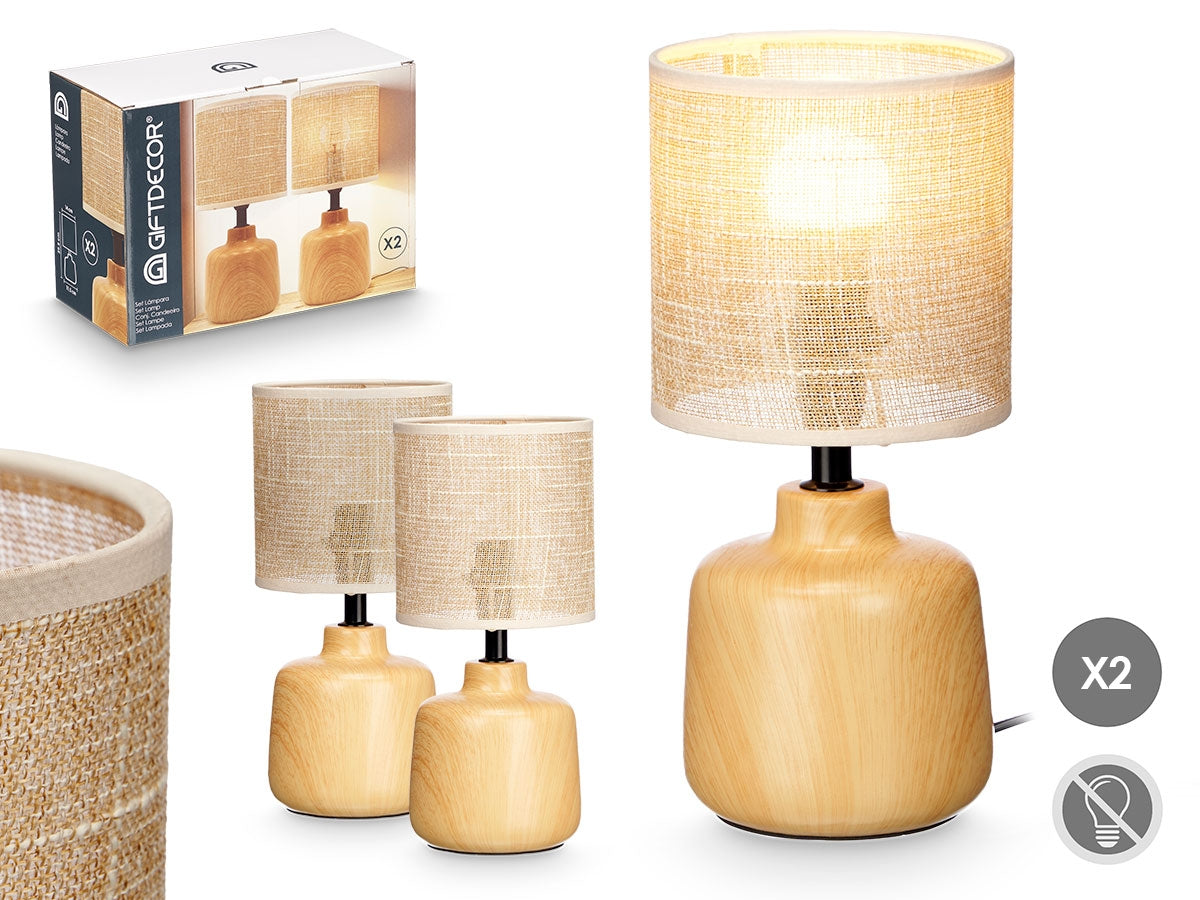 X2 Lámpara Sobremesa