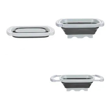Colador Ajustable Plegable Polipropileno TPR (60 x 26 x 11 cm)