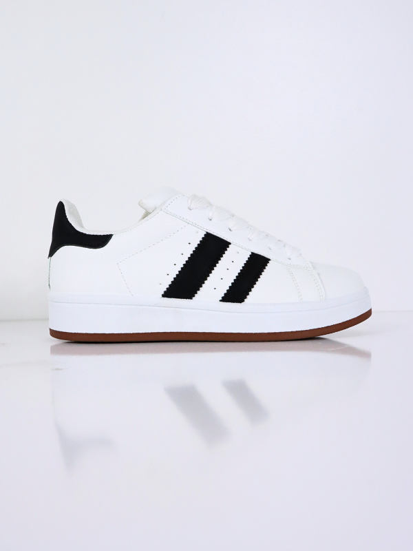 Zapatos casuales de rayas