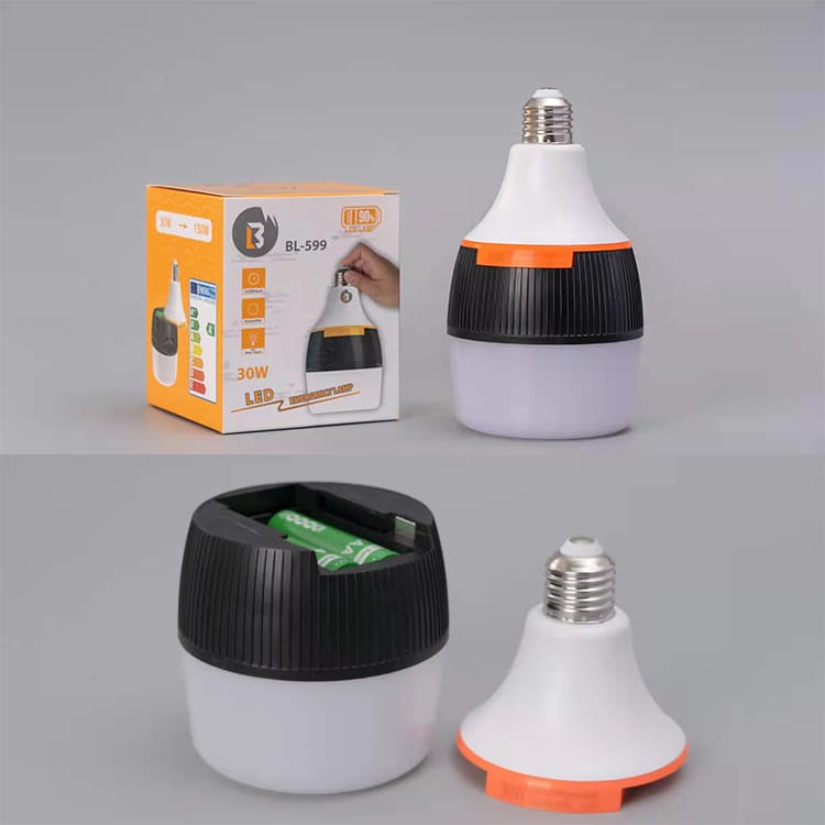 Bombilla recargable sensor de mano y agua