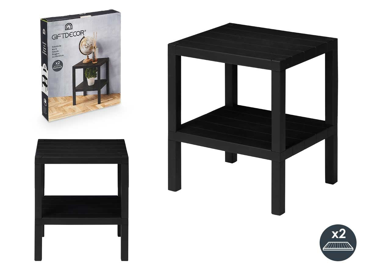 Estantería 2 Baldas Plástico 46 cm