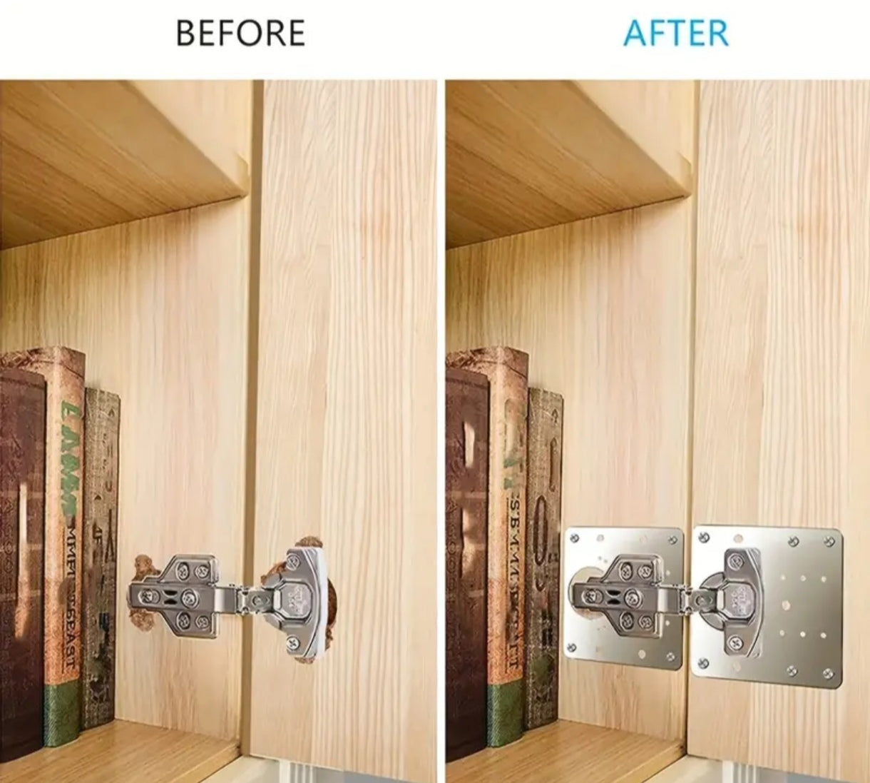 Chapas para reparar puerta