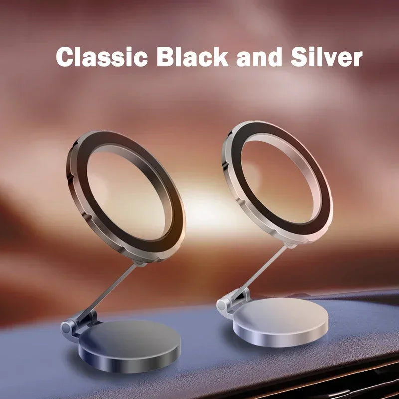 Soporte de teléfono ajustable, soporte Phpne de metal manos libres | Soporte de ventosa magnético Anti-sacudida con rotación de 360 grados, soporte de