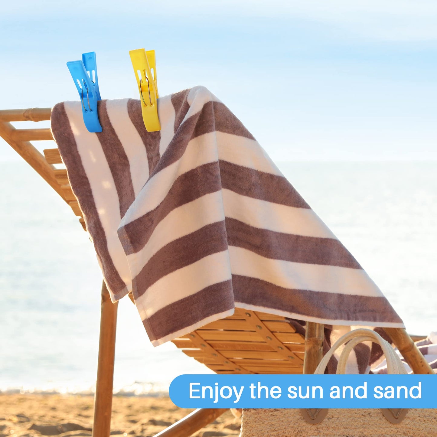 pinzas para toallas de playa 4 unidades