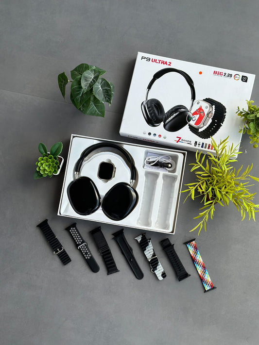 P9 Ultra 2 Smart Watch Con 7 Correas - Hk9 S9 H11 Hw Hk8
(Correas Variadas )