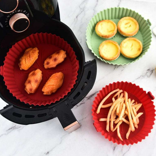 Set  6 bandeja silicona para airfryer