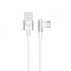 Cable de Tipo C 2A con cabezal forma de L H629 Blanco