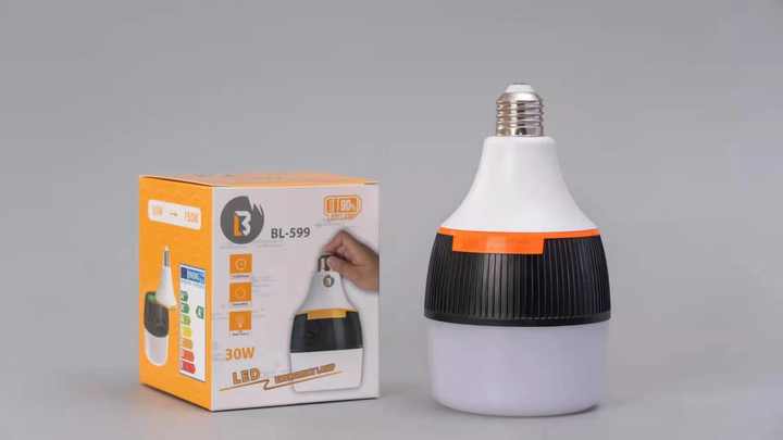 Bombilla recargable sensor de mano y agua